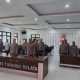 Waka Polres Tapsel, Kompol Rapi Pinakri, bersama Kabag SDM, Kompol Abdi Abdillah, SH, Kabag Log, AKP Haposan Harahap, Kasi Propam, AKP R Trihardjanto, dan Perwira lainnya, saat mengikuti zoom meeting Rakor Lintas Sektoral terkait pengamanan perayaan Idul Fitri 1446 H