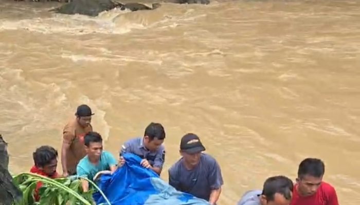 Warga Tabusira Ditemukan Meninggal Usai Hilang Terseret Sungai Batang Angkola