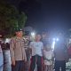 Sejumlah personel Polsek Batang Toru menggelar Patroli terkait pengamanan bedug sahur dan asmara Subuh di seputaran wilayah hukumnya