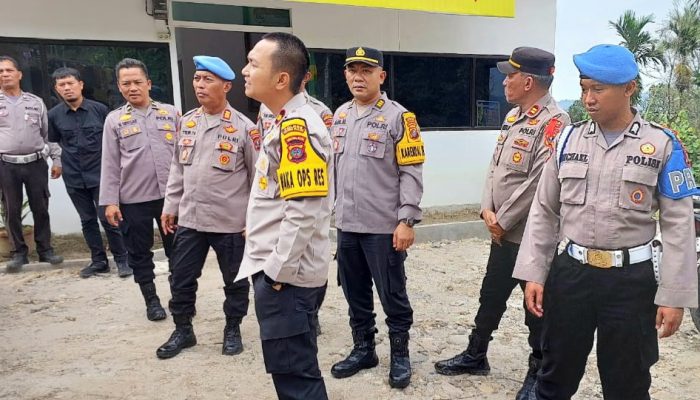 Kesiapan Ops Ketupat Toba 2025, Waka Polres Tapsel Cek Pos Yan