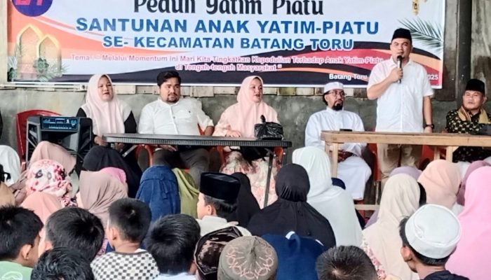 Jelang Lebaran, PT Batang Toru Jaya Raya Santuni Ratusan Anak Yatim