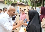 Gerindra Sidimpuan Bagikan 1 Ton Beras, Rusydi: Bukti Peduli ke Rakyat