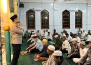Di Sela Tarawih, AKBP Wira Mohon Dukungan Jamaah Berantas Narkoba