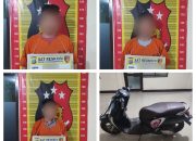 Motor Dipinjam Teman yang Mau Mandi Tak Kembali, Rupaya Digadai