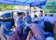 Polres Tapsel Peduli: Berbagi Takjil dan Nasi ke Korban Banjir