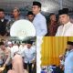 Rangkaian Safari Ramadan Bupati Tapsel, Gus Irawan Pasaribu, Wakil Bupati Jafar Syahbuddin Ritonga, Sekda, Sofyan Adil, Wakil Ketua DPRD, Abdul Basith Dalimunthe, dan Kapolres, AKBP Yasir Ahmadi, usai peninjauan dan penyerahan bantuan di beberapa titik lokasi banjir di Desa Batu Horpak, Kecamatan Tantom Angkola