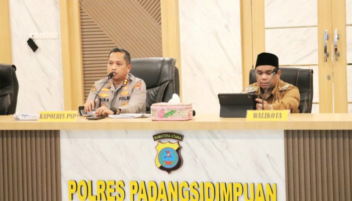 Kesiapan Pengamanan Idul Fitri, Kapolres Padangsidimpuan Pimpin Rakor Ops Ketupat Toba 2025