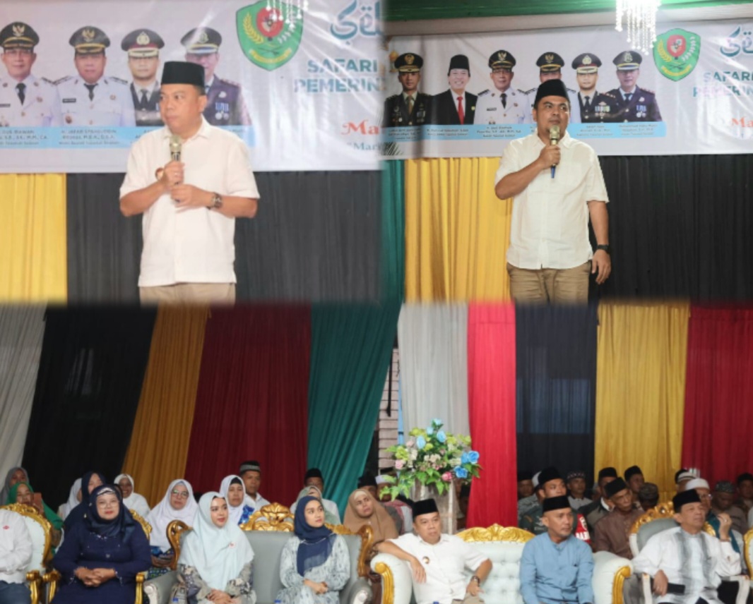 Pelaksanaan Safari Ramadan 1446 H ke-9 Pemkab Tapsel di Kecamatan Marancar dipimpin Wakil Bupati, Jafar Syahbuddin Ritonga, dan dihadiri Sekda, Sofyan Adil, Ketua Fraksi Gerindra DPRD, Rocky AP Gultom, hingga Tokoh Masyarakat Sumatera Utara, Syahrul M Pasaribu