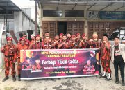 Berbagi Kebahagiaan Ramadan, MPC PP Tapsel Berbagi Ratusan Paket Takjil Gratis