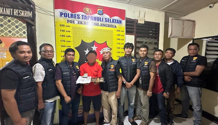 Kurang dari 24 Jam, Pembobol Rumah Dibekuk Polsek Batang Angkola