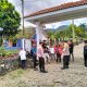 Sejumlah personel Polsek Sipirok saat menggelar Patroli pengamanan libur Lebaran di Objek Wisata Tor Simago-mago