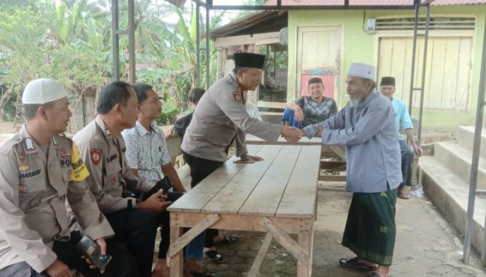 Sembari Halal Bihalal, Kapolsek Dolok Ajak Masyarakat Jauhi Narkoba