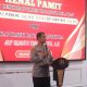 Kapolres Tapsel, AKBP Yasir Ahmadi, saat memimpin acara kenal pamit Kasat Reskrim dan Kapolsek Batang Angkola