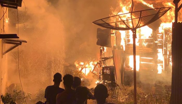 Sidimpuan Membara, 4 Unit Rumah Hangus Terbakar di Lokasi Berbeda