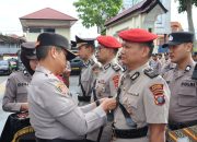 Kabag Log, Kasat Resnarkoba, Kasat Lantas, dan Kasi Propam Polres PSP Disertijabkan