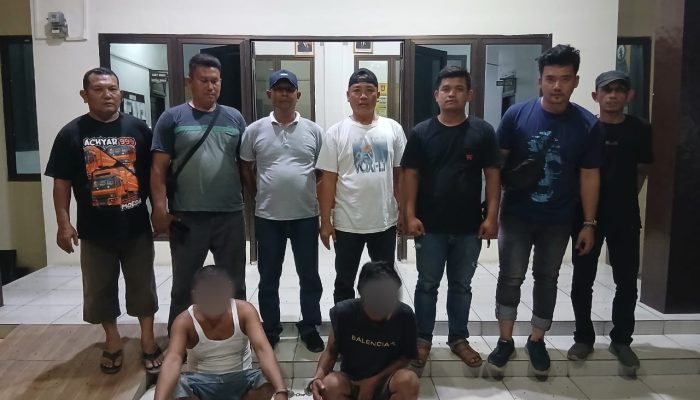 Sejumlah Pria Kocar-kacir Digerebek Polsek Padang Bolak saat Transaksi Sabu: Dua Ditangkap