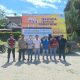 Kanit Reskrim Polsek Batang Toru, Ipda Hary Agus Pohan, beserta anggota saat mengamankan ketiga oknum preman yang diduga melakukan Pungli ke para supir di area site PTAR