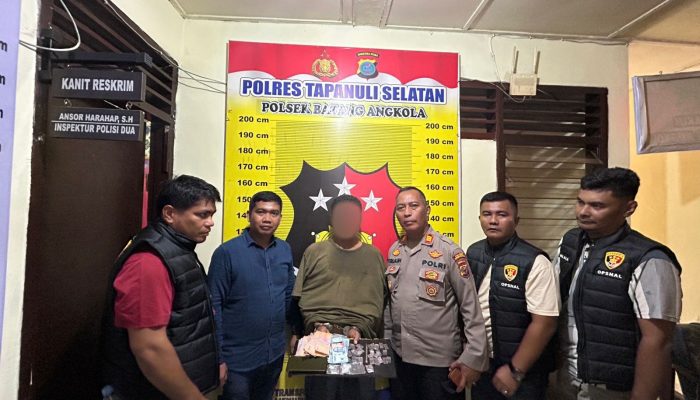 Petani Nyambi Ngedar Sabu Dibekuk Polsek Batang Angkola