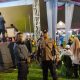 Sejumlah personel Polsek SD Hole terlihat siaga saat menggelar pengamanan pada pembukaan MTQ ke-57 tingkat Kabupaten Tapsel