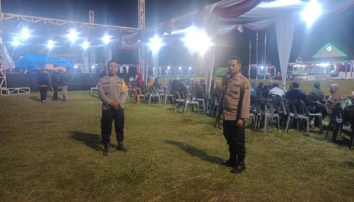 Pembukaan MTQ Tapsel, Polsek SD Hole Siaga Gelar Pengamanan