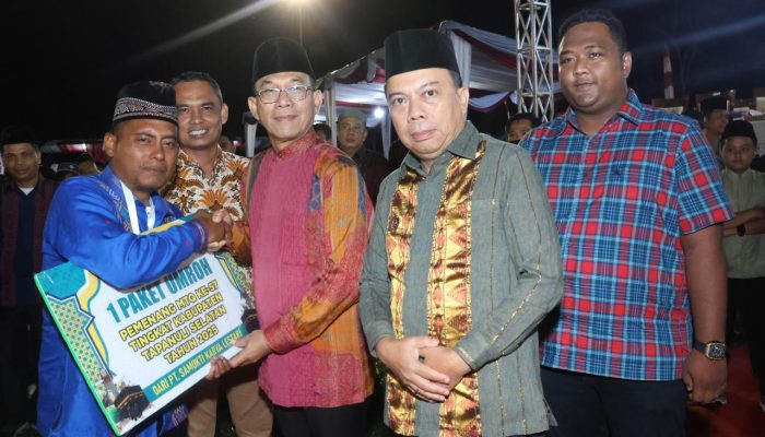 Sayurmatinggi Juara Umum MTQ Tapsel, 5 Peserta Dihadiahi Umroh