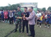 Polsek Padang Bolak Pengamanan Babak Final Turnamen Sepak Bola