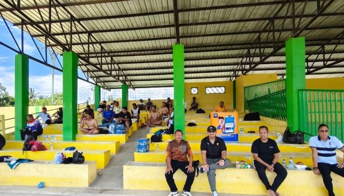 BRI Sidimpuan Tanding Sepak Bola Persahabatan dengan Dishub dan Polres