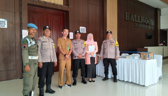 Pastikan Keamanan, Polsek Padang Bolak Pengamanan Seleksi PPPK