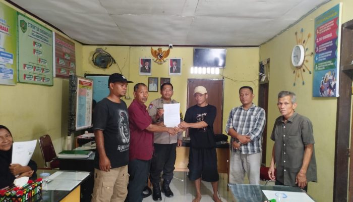 Polsek Batang Angkola Mediasi Persoalan Pinjam Pakai Emas dan Lahan