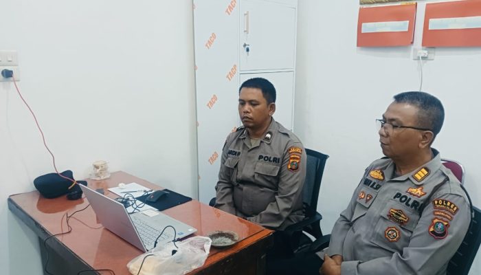 Kasikum Polres Tapsel Ikuti Rakernis di Bidang Hukum Polri TA 2025
