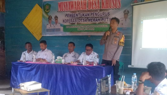 Lewat Koperasi Merah Putih, Polsek Batang Toru Dorong Kesejahteraan Masyarakat