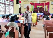 Polsek Batang Angkola Hadirkan Kenyamanan Jemaat Beribadah di Gereja
