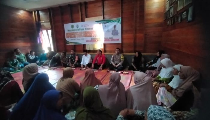 Polsek Sipirok Dukung Penuh Koperasi Merah Putih di Desa