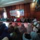 Bhabinkamtibmas Polsek Sipirok, Aipda Robinson Sihombing, saat hadiri musyawarah terkait ketahanan pangan dan pembentukan Pengurus Koperasi Merah Putih di Desa Dolok Sordang Julu