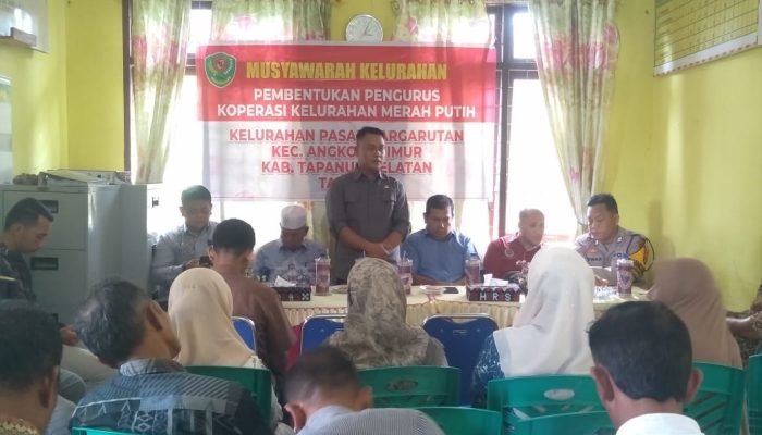 Polsek Sipirok Harap Koperasi Merah Putih Jadi Ujung Tombak Pembangunan Desa