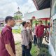 Kasat Binmas Polres Tapsel, Iptu Taufik Manullang, saat berkoordinasi dengan Karutan Kelas IIB Sipirok, Muslim Surbakti, dan jajaran guna meningkatkan standar pengamanan