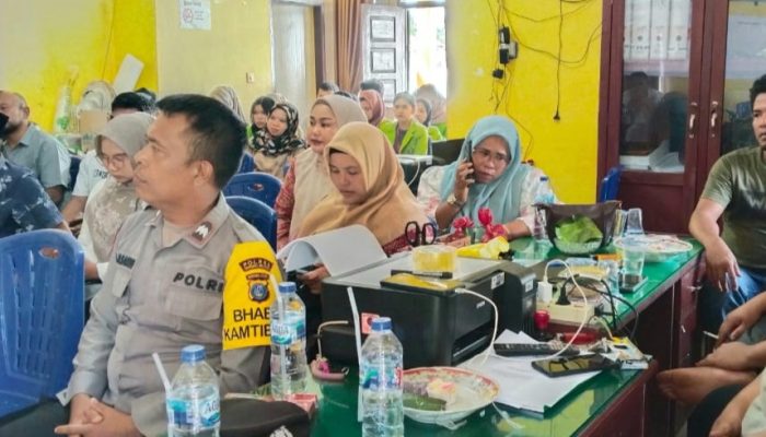 Polsek Batang Angkola Hadiri Musyawarah Pembentukan Koperasi di Sitampa Simatoras