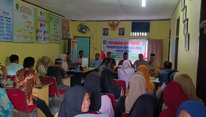 Ujung Tombak Pembangunan, Polsek Batang Angkola Dukung Terbentuknya Harap Koperasi Merah Putih