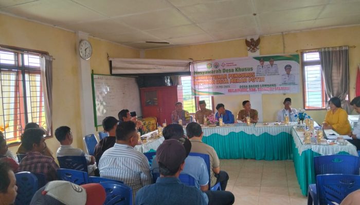 Dukung Program Presiden, Polsek Sipirok Terlibat Pembentukan Koperasi Merah Putih