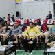 Kapolsek Sipirok, Iptu Aswin Manurung, saat hadiri pembukaan Kejuaraan Voli Martabe Cup II tingkat pelajar se-Kabupaten Tapanuli Selatan