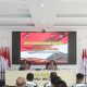 Kapolres Tapsel, AKBP Yasir Ahmadi, didampingi Waka Polres, Kompol Rapi Pinakri, saat memimpin Anev Bhabinkamtibmas periode Januari-April 2025