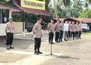 Pimpin Apel di Polsek Batang Angkola, AKBP Yasir Tekankan Anggota Jauhi Narkoba dan Judi