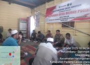 Polsek Padang Bolak Hadiri Pembentukan Koperasi di Desa Paolan