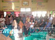 Polsek Padang Bolak Kawal Proses Pembentukan Koperasi Merah Putih di Purba Sinomba