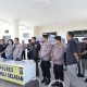 Kapolres Tapsel, AKBP Yasir Ahmadi, didampingi Kasat Reskrim AKP Hardiyanto, Kasat Samapta AKP Tona Simanjuntak, Kasiwas AKP PM Siboro, Kasi Humas AKP Maria Marpaung, KBO Sat Reskrim Iptu TP Saragih, dan Kanit I Pidum Ipda Bambang Rahmadi, memaparkan pengungkapan kasus dugaan pembunuhan