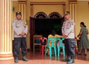 Kapolsek Batang Angkola Terjun Langsung Pam Peringatan Kenaikan Yesus Kristus