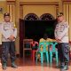 Kapolsek Batang Angkola, AKP R Trihardjanto, SH, saat Pam peringatan kenaikan Yesus Kristus di Gereja HKBP Tanjung Medan