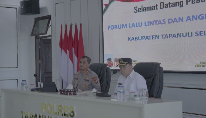 Wabup dan Kapolres Tapsel Rapat FLLAJ, Bahas Tindak Lanjut Kondisi Jalan Batu Jomba