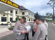 Antisipasi Pelanggaran, Polres Tapsel Periksa Senpi Dinas Personel