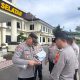 Kabag Ops Polres Tapsel, AKP Adi Haryono, bersama Kasi Propam, Iptu Asjul Pane, dan anggota, melaksanakan kegiatan pemeriksaan Senpi dinas milik personel